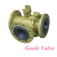 T Shaped Three-Way Switching Type Floating Ball Valve (GQ45F/H)